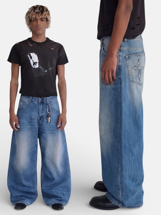 [BLUE MUD WASH DENIM]