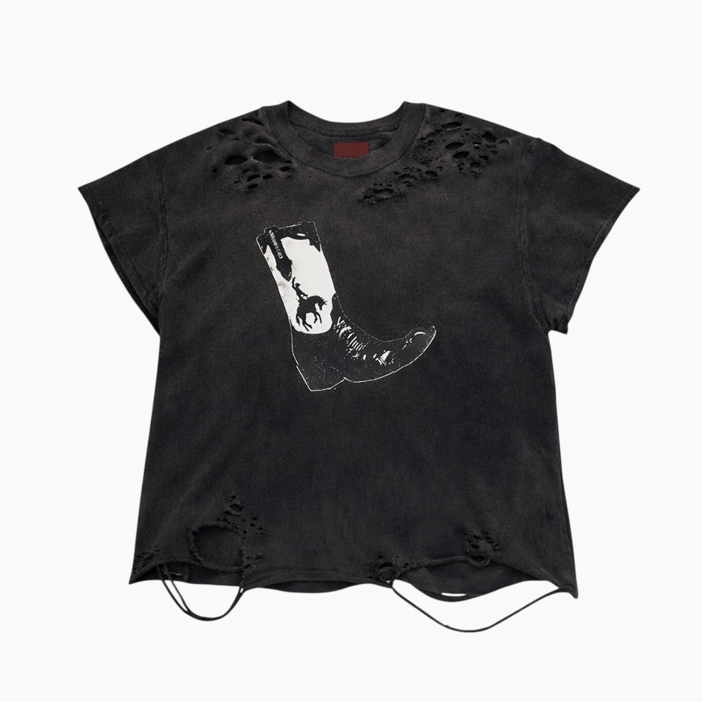 [THRASHED BOOT SHIRT]