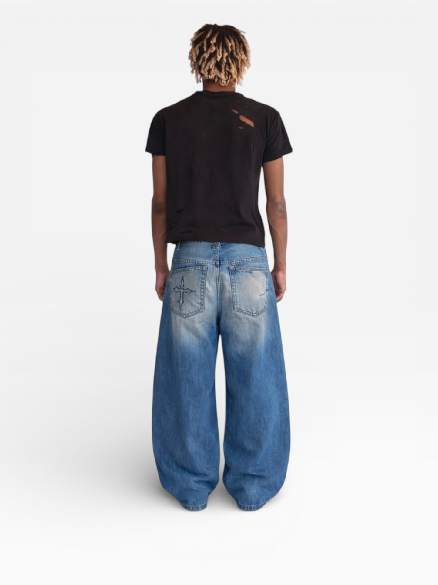 [BLUE MUD WASH DENIM]