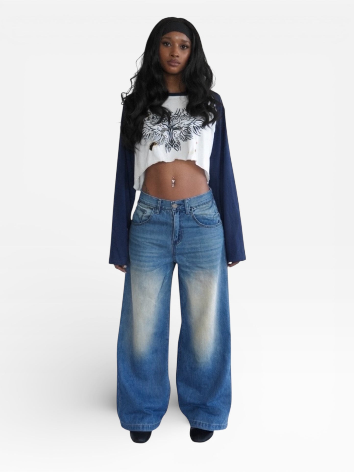 [BLUE MUD WASH DENIM]