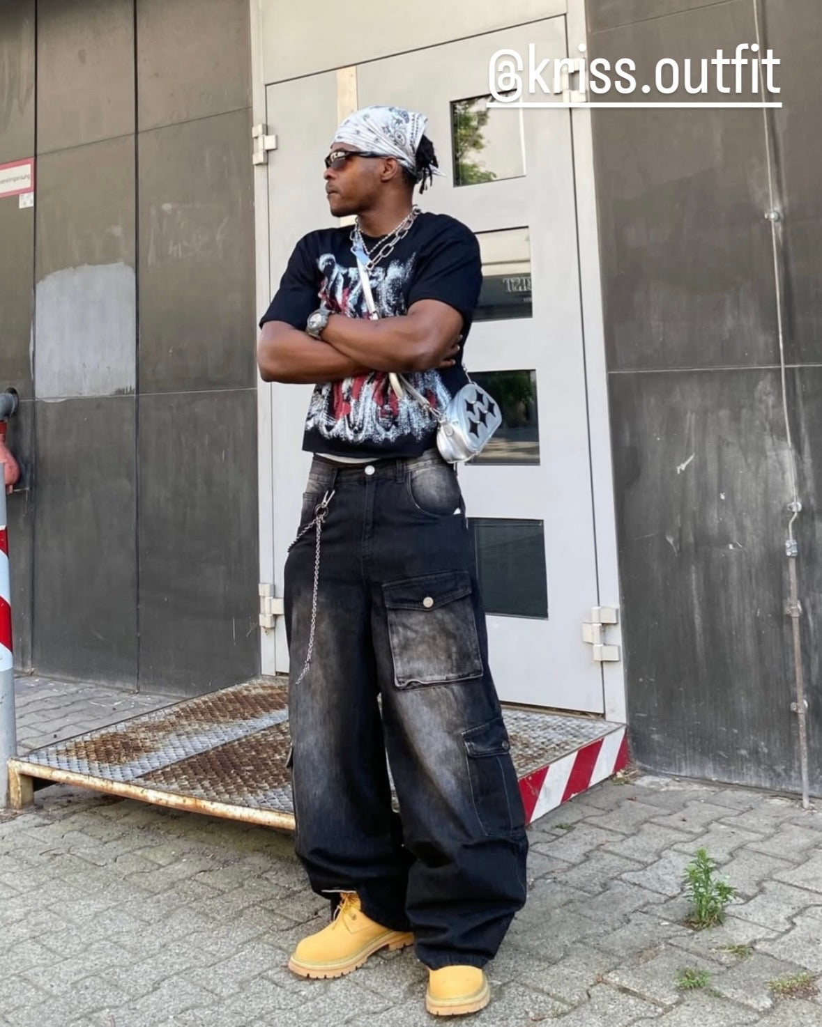 [15OZ BLACK FADED UTILITY ECLIPSE DENIM]